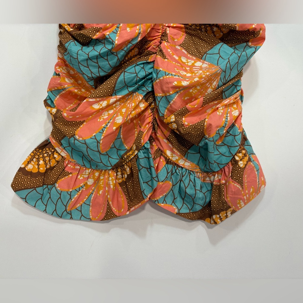 NWT Cleobella Tiana Ruched Mini Dress in Riviera Print - Picture 6 of 14